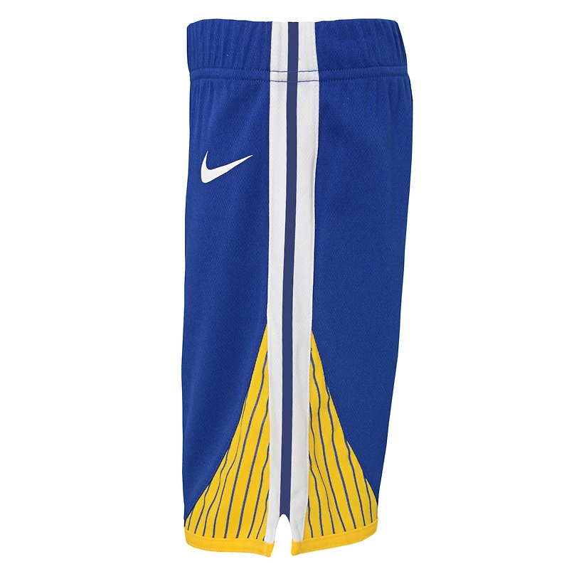 Preschool Nike Royal Golden State Warriors Icon Replica Shorts