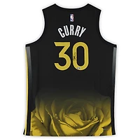 Stephen Curry Golden State Warriors Autographed Black Nike 2022-23 City Edition Swingman Jersey