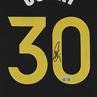 Stephen Curry Golden State Warriors Autographed Black Nike 2022-23 City Edition Swingman Jersey