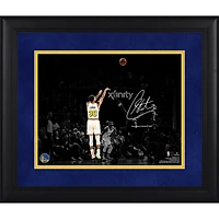 Photographie encadrée de Stephen Curry Golden State Warriors 11" x 14 " - Signature fac-similé
