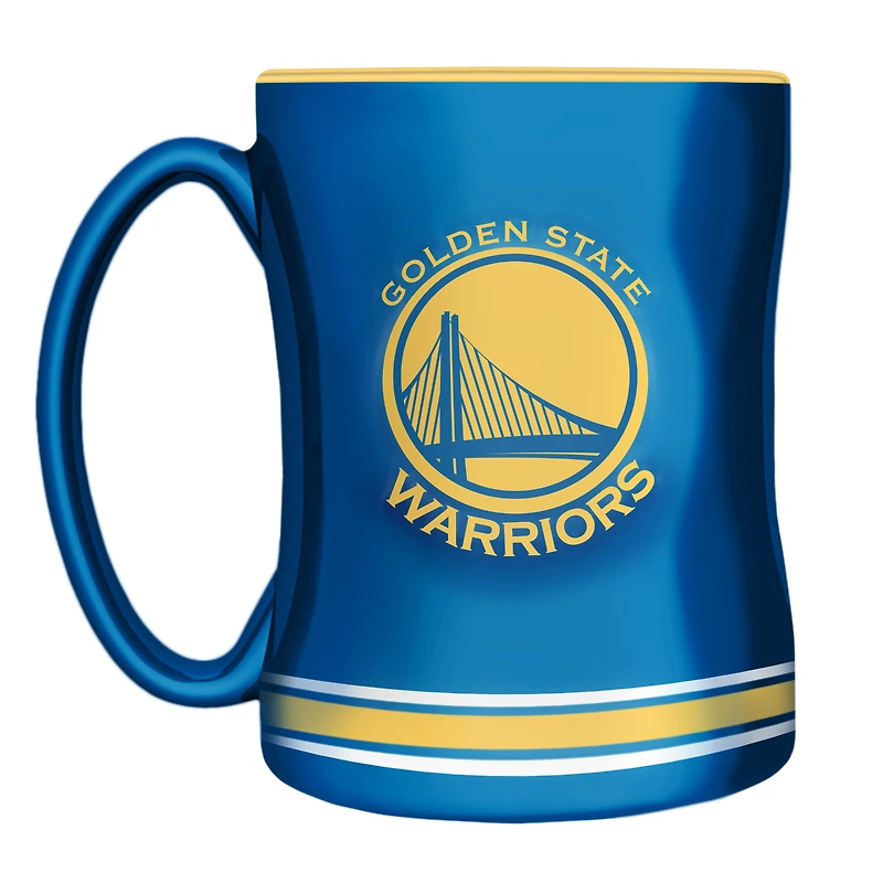 The Sports Vault Golden State Warriors - 14oz. Tasse sculptée