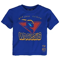 T-shirt Mitchell & Ness Royal Golden State Warriors pour tout-petit