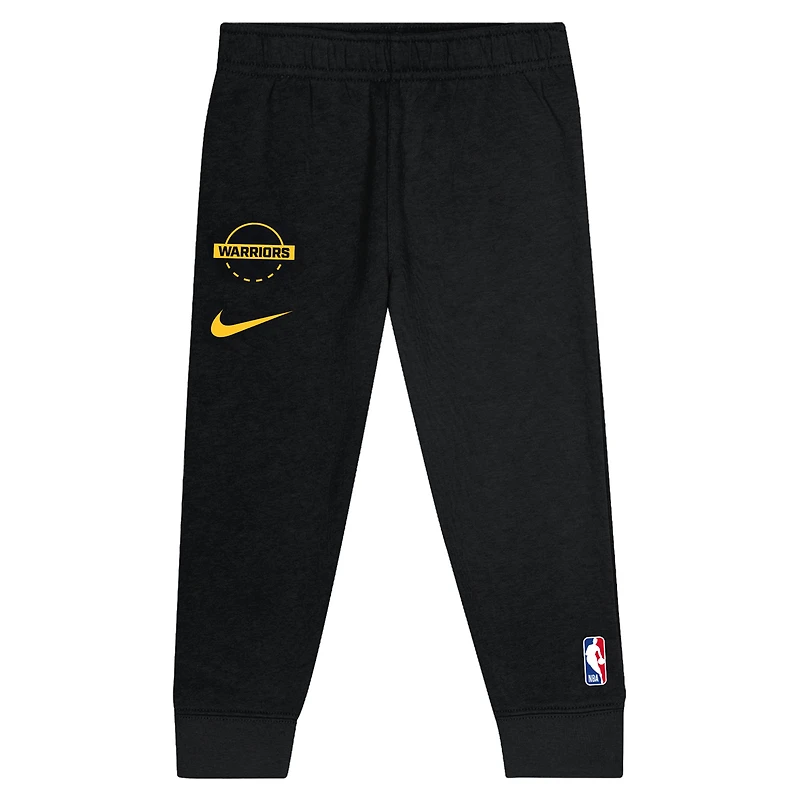 Toddler Nike Royal Golden State Warriors Team Logo 2-Piece Club Fleece Hoodie & Sweatpants Set