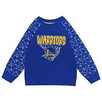 Toddler Outerstuff Royal Golden State Warriors Nothing But Net Fleece Sweatshirt & Pants Set