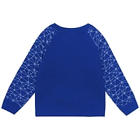 Toddler Outerstuff Royal Golden State Warriors Nothing But Net Fleece Sweatshirt & Pants Set