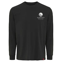 Unisex Adult Sportiqe Anthracite Golden State Warriors Athletic Club Collection Sherwood Relaxed Fit Premium Long-Sleeve T-Shirt