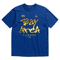 Unisex Bleacher Report x Mitchell & Ness Royal Golden State Warriors World Tour T-Shirt