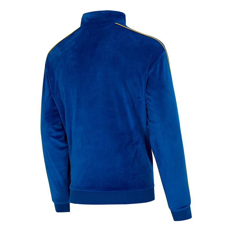 Unisex Concepts Sport  Royal Golden State Warriors Archives Velour Full-Zip Jacket