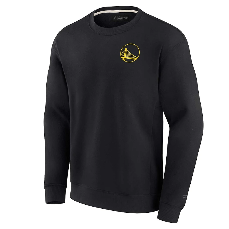 Unisex Fanatics Black Golden State Warriors Elements Super Soft Fleece Pullover Sweatshirt