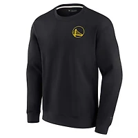 Unisex Fanatics Black Golden State Warriors Elements Super Soft Fleece Pullover Sweatshirt