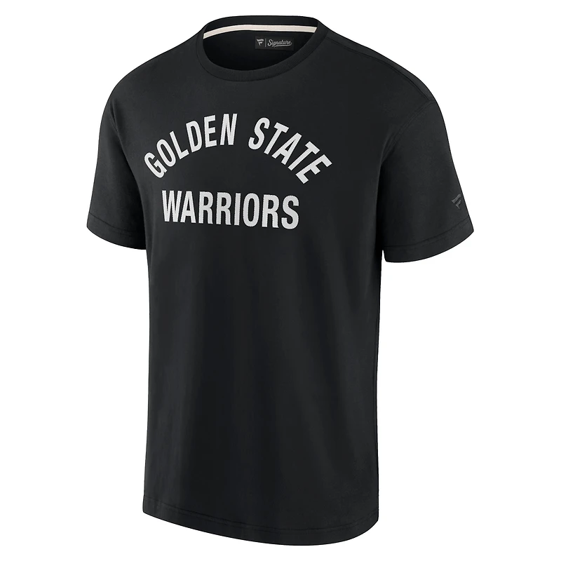 Unisex Fanatics Black Golden State Warriors Elements Super Soft Short Sleeve T-Shirt