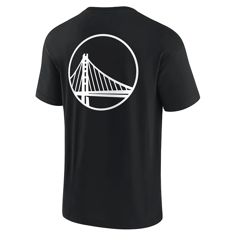 Unisex Fanatics Black Golden State Warriors Elements Super Soft Short Sleeve T-Shirt