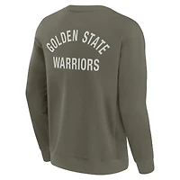 Unisex Fanatics Olive Golden State Warriors Elements Super Soft Fleece Pullover Sweatshirt