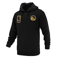 Sweat à capuche unisexe FISLL noir Golden State Warriors Logoman Shadow Collection