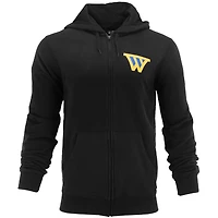 Sweat à capuche unisexe FISLL x Benny Gold Black Golden State Warriors Statement Edition entièrement zippé