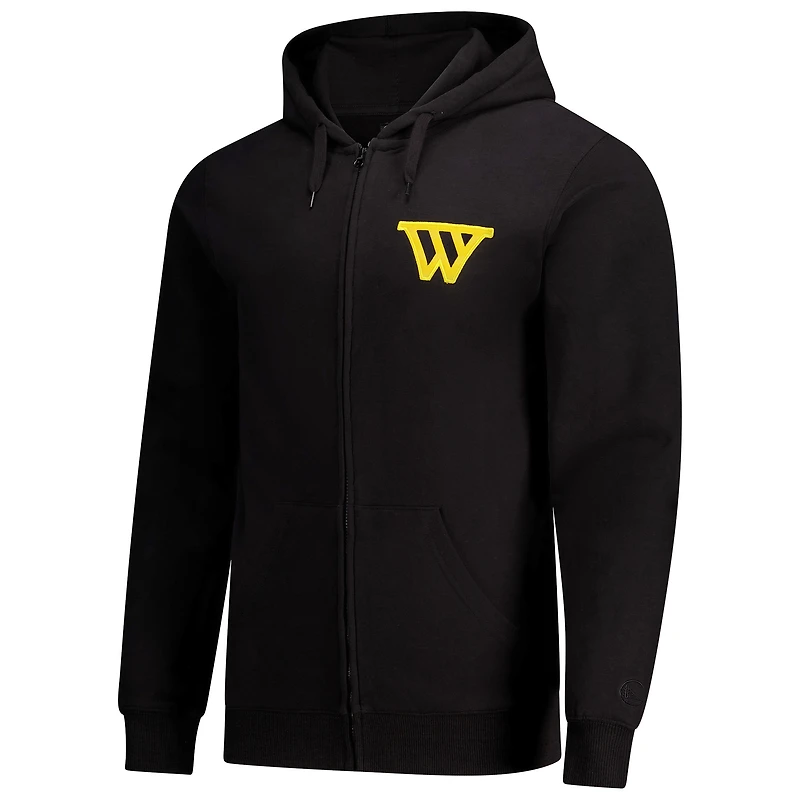 Unisex FISLL x Benny Gold Black Golden State Warriors Statement Edition Full-Zip Hoodie
