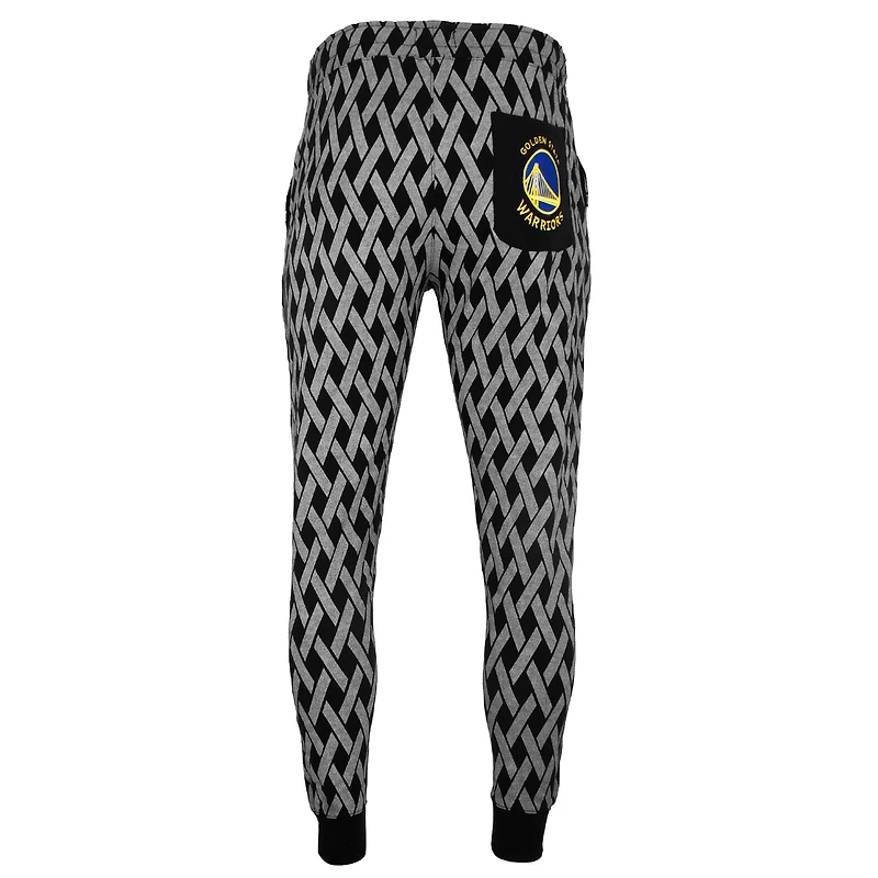 Unisex FISLL x Benny Gold Black Golden State Warriors Statement Edition Splash Net Jogger Pants