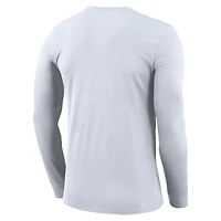 Unisex Jordan Brand White Golden State Warriors Statement Edition Legend Performance Long Sleeve T-Shirt