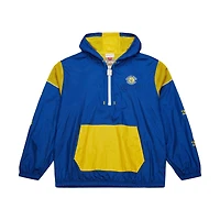Unisex Mitchell & Ness  Royal Golden State Warriors Hardwood Classics Team OG 3.0 Anorak Half-Zip Windbreaker Jacket