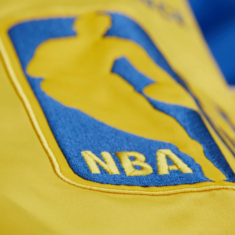 Unisex Mitchell & Ness Royal Golden State Warriors Vintage Team Origins Satin Full-Snap Jacket