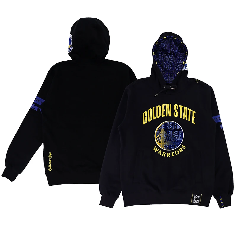 Sweat à capuche épais unisexe NBA x Two Hype Golden State Warriors Culture & Hoops