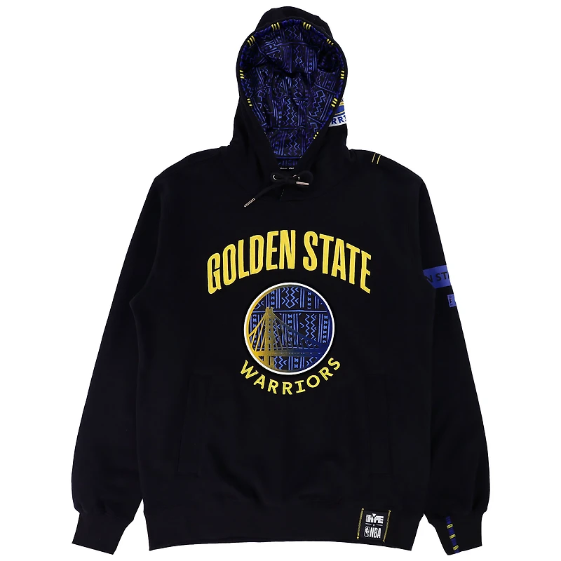 Sweat à capuche épais unisexe NBA x Two Hype Golden State Warriors Culture & Hoops