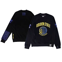 Unisex NBA x Two Hype  Black Golden State Warriors Culture & Hoops Heavyweight Pullover Sweatshirt