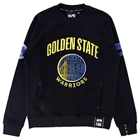 Unisex NBA x Two Hype  Black Golden State Warriors Culture & Hoops Heavyweight Pullover Sweatshirt