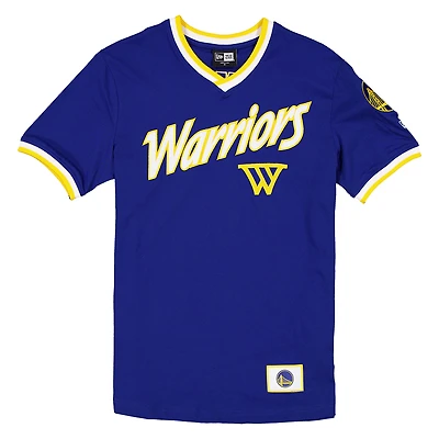 Unisex New Era Royal Golden State Warriors Sport Classics Capsule V-Neck Fashion Jersey