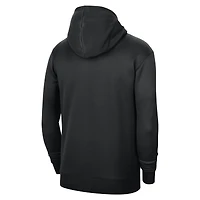 Sweat à capuche unisexe Nike Golden State Warriors 2023/24 Performance Spotlight On-Court Practice Pullover Noir