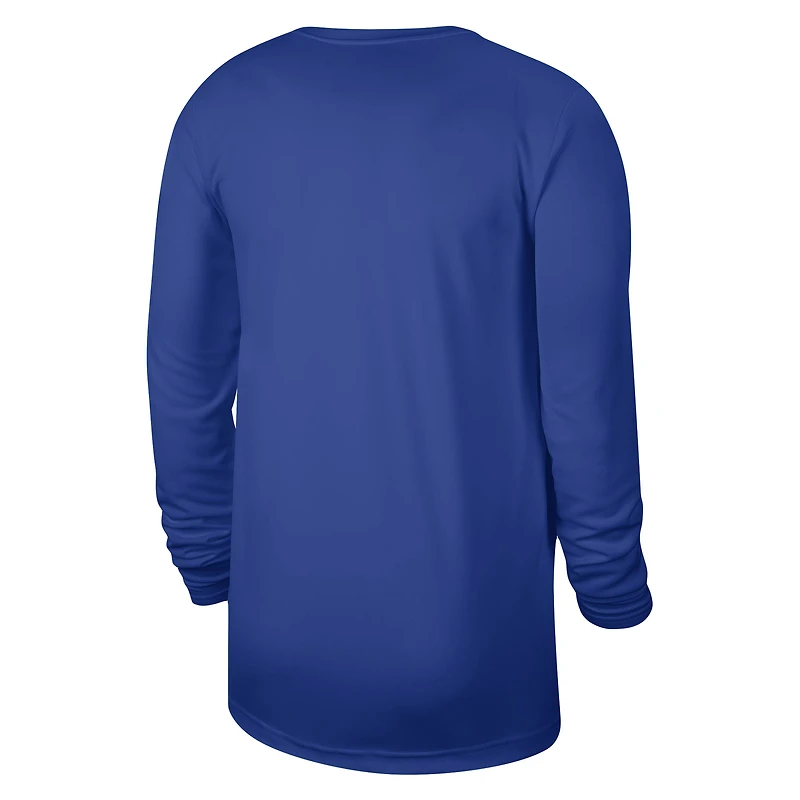 Unisex Nike Royal Golden State Warriors 2023/24 Legend On-Court Practice Long Sleeve T-Shirt