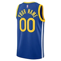 Unisex Nike Royal Golden State Warriors Custom Swingman Jersey - Icon Edition