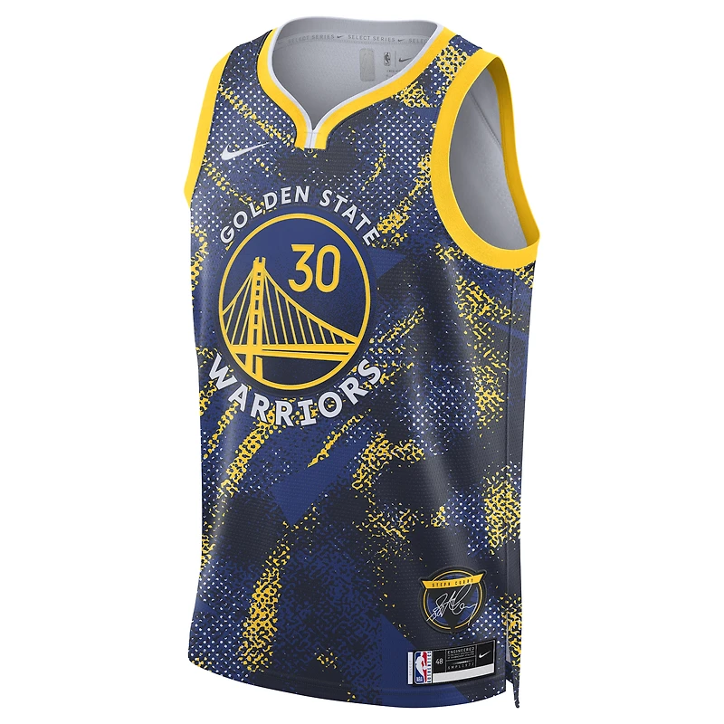 Maillot de joueur Nike Stephen Curry Royal Golden State Warriors 2025 Select Series Swingman