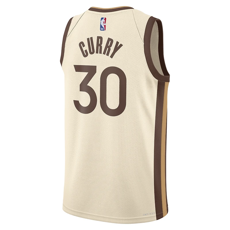 Unisex Nike Stephen Curry Tan Golden State Warriors 2025/26 Swingman Jersey - City Edition