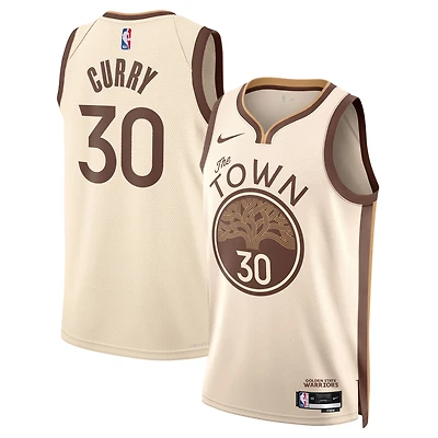 Unisex Nike Stephen Curry Tan Golden State Warriors 2025/26 Swingman Jersey - City Edition