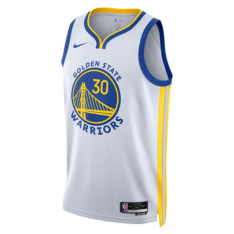 Unisex Nike Stephen Curry White Golden State Warriors Swingman Jersey - Association Edition