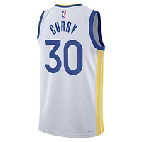 Maillot Swingman unisexe Nike Stephen Curry blanc des Golden State Warriors - Édition Association