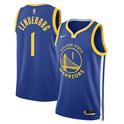 Unisex Nike Yaxel Lendeborg Royal Golden State Warriors Swingman Jersey - Icon Edition