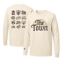 Unisex Oaklandish  Bone Golden State Warriors 2025/26 City Edition Pirate Letter Long Sleeve T-Shirt