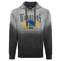 Sweat à capuche unisexe Sportiqe Golden State Warriors Blake Sun-Fade noir