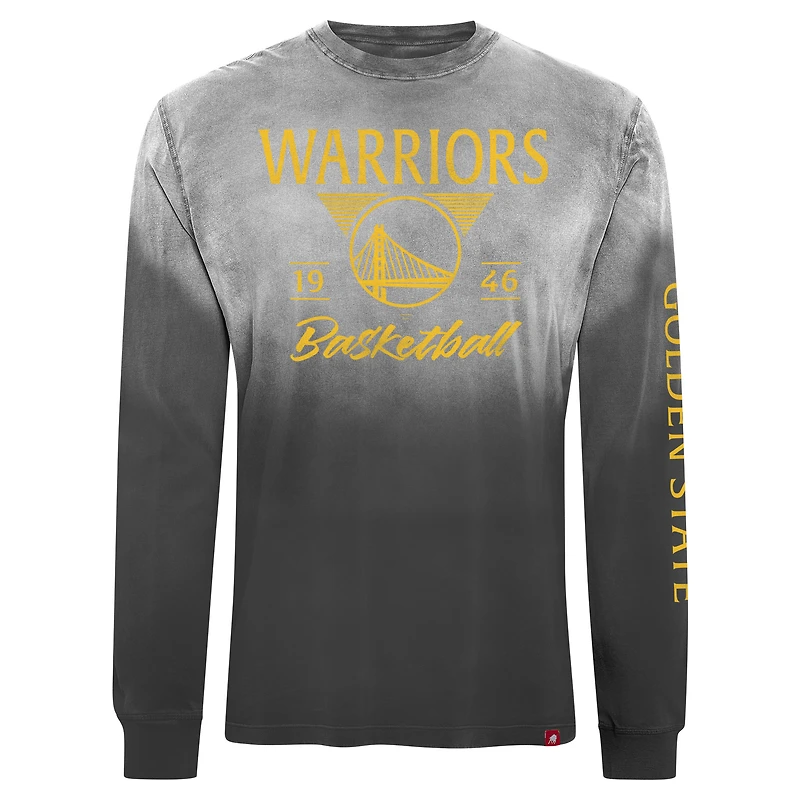 T-shirt unisexe Sportiqe Golden State Warriors Mohave Sun-Dipped à manches longues noir