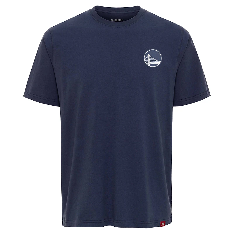 T-shirt unisexe Sportiqe bleu Golden State Warriors Athletic Club Collection Duke Relaxed Fit Premium