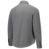 Chemise à manches longues unisexe Sportiqe Charcoal Golden State Warriors High Country Reeves boutons