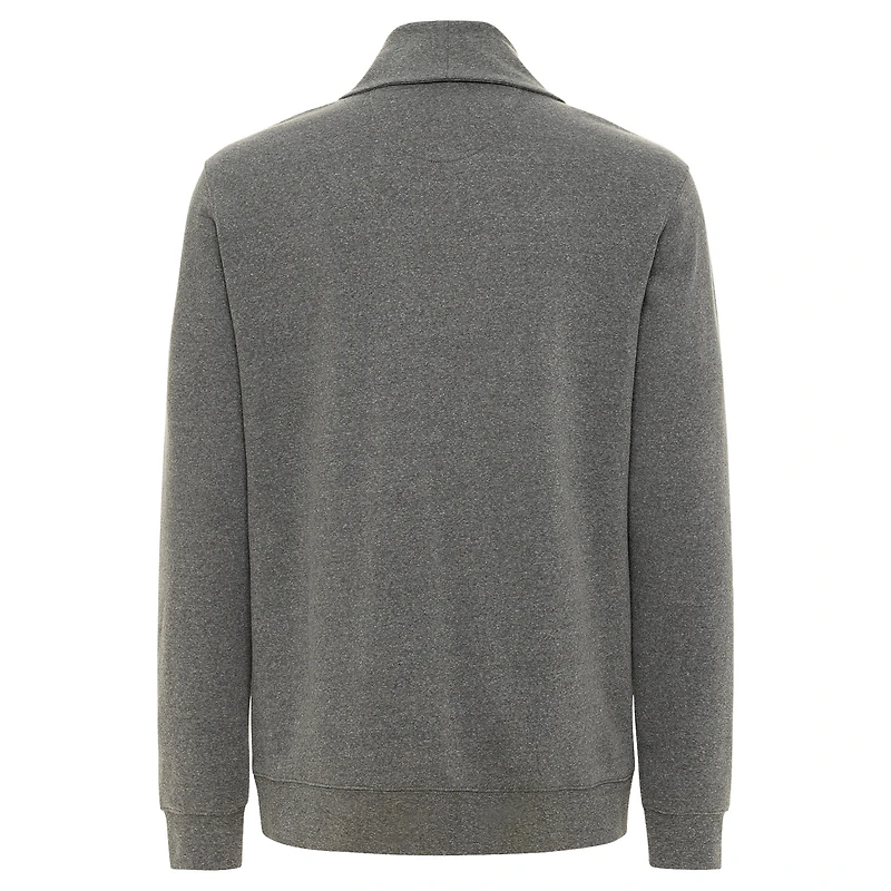 Pull cardigan unisexe à manches longues et boutons en gris chiné Sportiqe Golden State Warriors Henshaw