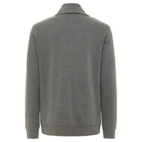 Pull cardigan unisexe à manches longues et boutons en gris chiné Sportiqe Golden State Warriors Henshaw
