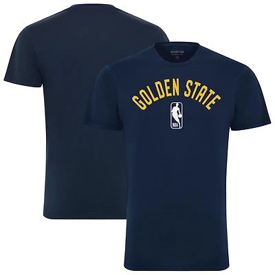 T-shirt unisexe Sportiqe bleu marine Golden State Warriors Bingham