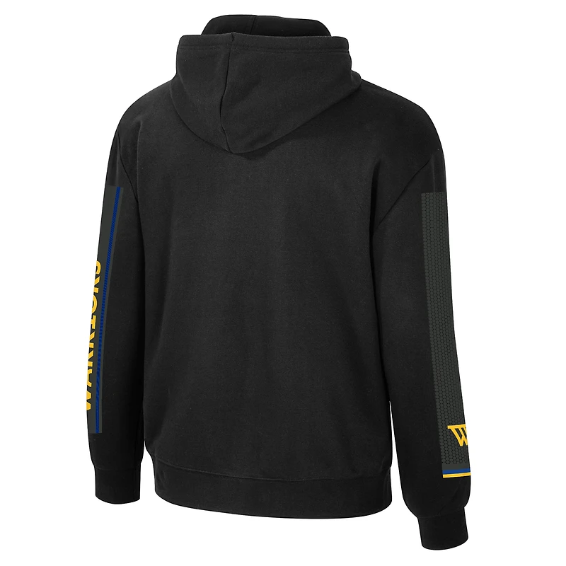 Unisex Stadium Essentials Black Golden State Warriors City Star Hoodie