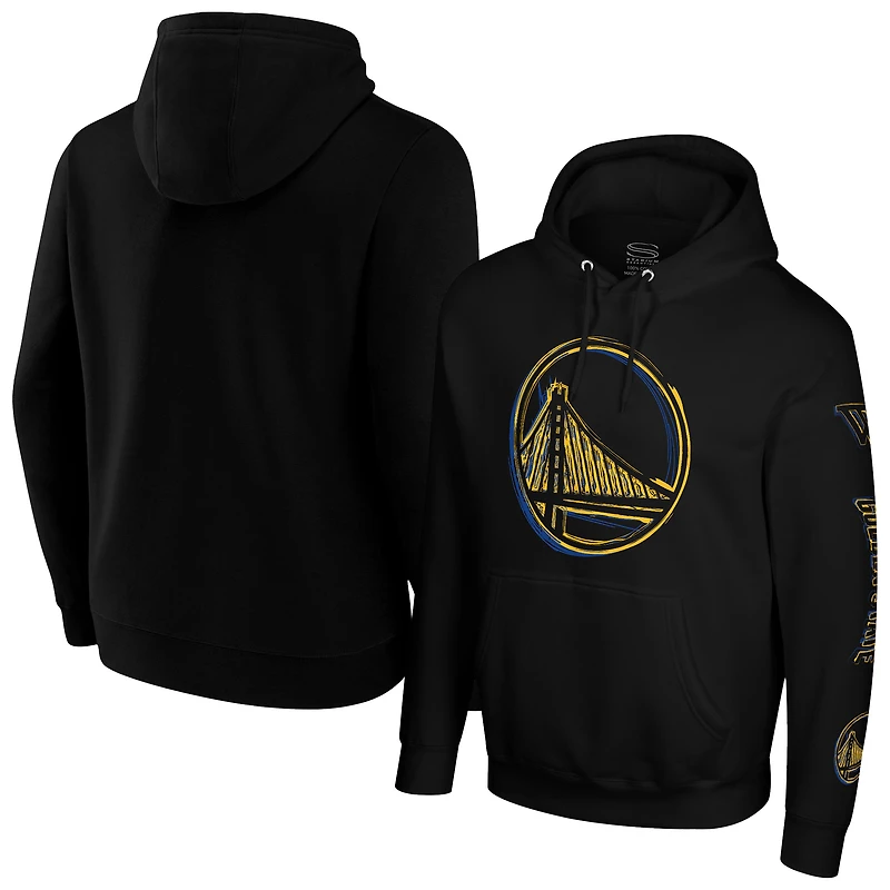 Unisex Stadium Essentials  Black Golden State Warriors Elementized Ride Hoodie