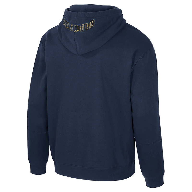 Unisex Stadium Essentials Navy Golden State Warriors Elementized Pullover Hoodie