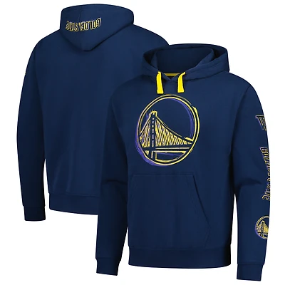 Sweat à capuche unisexe Stadium Essentials bleu marine des Golden State Warriors Elementized